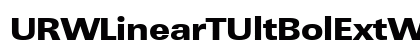 URWLinearTUltBolExtWid Regular preview