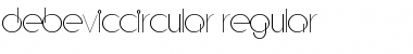 DebevicCircular Regular Font