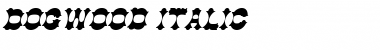 Dogwood Italic Font