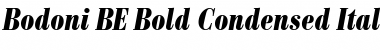 Bodoni BE Italic Font