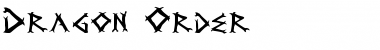 Dragon Order Regular Font