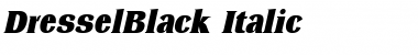 Download DresselBlack Font