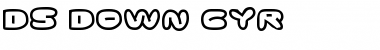 DS Down Cyr Regular Font