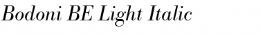 Bodoni BE Italic Font