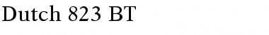 Download Dutch823 BT Font