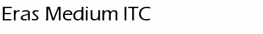 Eras Medium ITC Regular Font