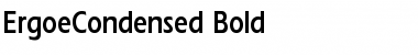 ErgoeCondensed Bold Font