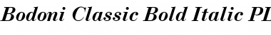 Bodoni Classic Bold Italic Font