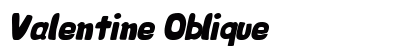 Valentine Oblique Preview