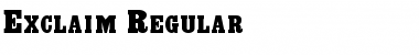 Download Exclaim Font