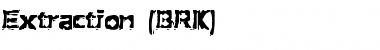 Download Extraction (BRK) Font Download Extraction (BRK) Font