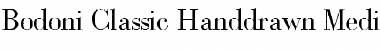 Download Bodoni Classic Handdrawn Font