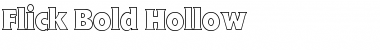 Flick Bold Hollow Regular Font