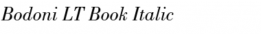 Bodoni LT Book Font