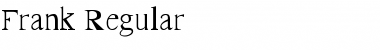 Frank Regular Font