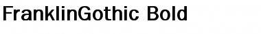 FranklinGothic Bold Font