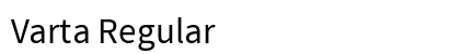 Varta Regular