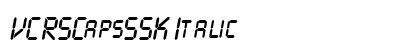 VCRSCapsSSK Italic Preview