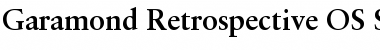 Garamond Retrospective OS SSi Bold Font