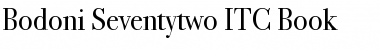 Download Bodoni Seventytwo ITC Font