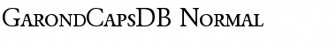 Download GarondCapsDB Font