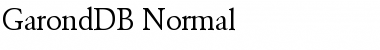 Download GarondDB Font