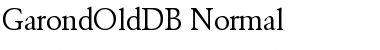 GarondOldDB Normal Font