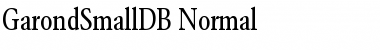 Download GarondSmallDB Font Download GarondSmallDB Font