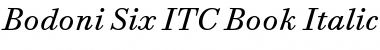 Download Bodoni Six ITC Font