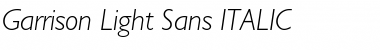 Download Garrison Light Sans Font Download Garrison Light Sans Font