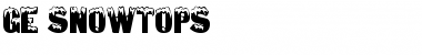 GE Snowtops Regular Font GE Snowtops Regular Font