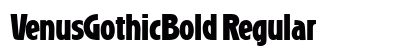 VenusGothicBold Regular preview