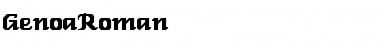 Download GenoaRoman Font