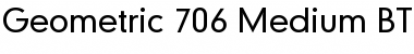 Geometr706 Md BT Font