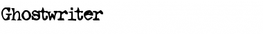 Download Ghostwriter Font