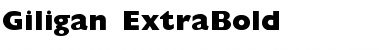 Download Giligan ExtraBold Font Download Giligan ExtraBold Font