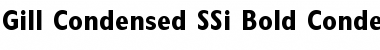 Gill Condensed SSi Bold Condensed Font