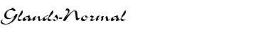 Download Glands-Normal Font Download Glands-Normal Font