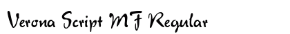 Verona Script MF Regular preview