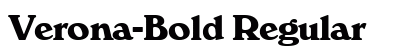 Verona-Bold Regular preview