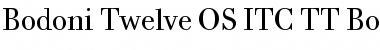 Download Bodoni Twelve OS ITC TT Font