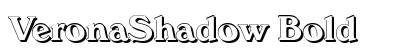 VeronaShadow Bold preview