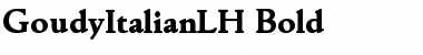 Download GoudyItalianLH Font