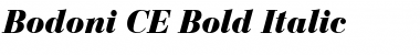 Bodoni-CE-Bold Italic Font