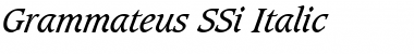 Grammateus SSi Italic Font