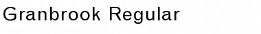 Granbrook Regular Font