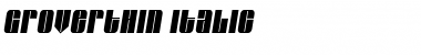 Download GroverThin Font Download GroverThin Font