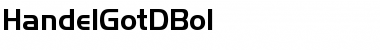 HandelGotDBol Regular Font