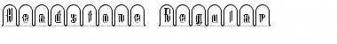 Headstone Regular Font