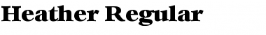 Download Heather Font